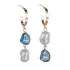 Irregular Pearl & Bead Dangle Earring