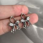 Bow Sterling Silver Earring Bow Earring - Silver - One Size