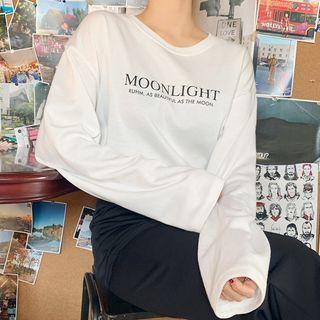 Moon Light Letter T-shirt
