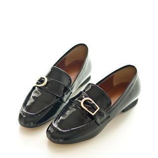 Faux-leather Patent Loafers