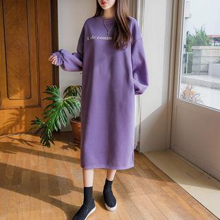Letter Print Pullover Dress