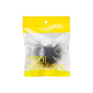 Skinfood - Charcoal Konjac Cleansing Puff 1pc 1pc