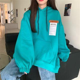 Tag Embroidered Hoodie