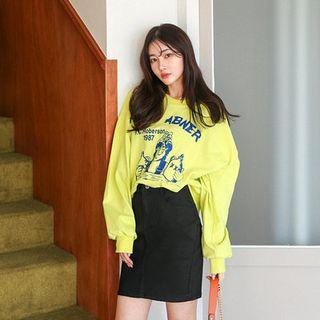 Printed Round-neck Sweatshirt