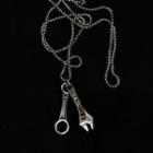 Wrench Pendant Necklace As Shown In Figure - One Size