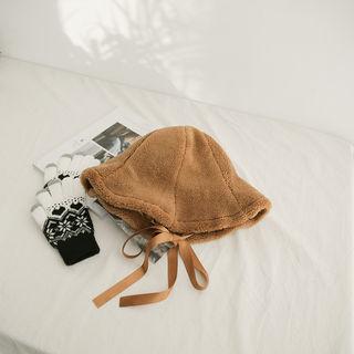 Tie-detail Wool Blend Sun Hat