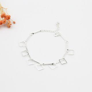 Triangle Bracelet Silver - One Size