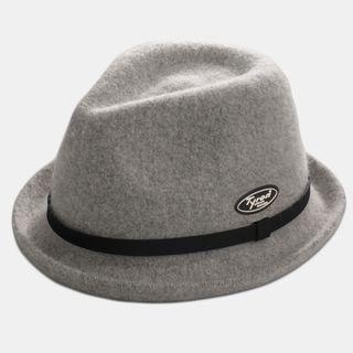 Applique Wool Fedora