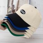 Embroidered Color-block Baseball Cap