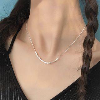Cube Sterling Silver Necklace