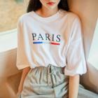 Paris Printed Boxy-fit T-shirt
