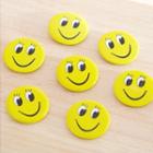 Smiley Face Print Brooch