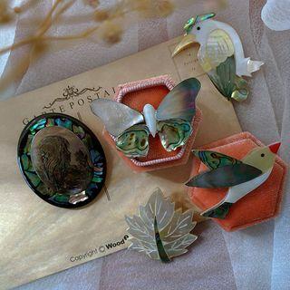 Acetate Brooch (various Designs)