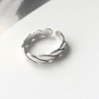 925 Sterling Silver Open Ring K417 - Silver - One Size