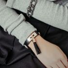 Tasseled Faux Leather Bracelet