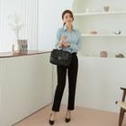Seam-trim Dip-back Blouse