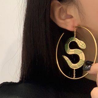 Snake Drop Earring