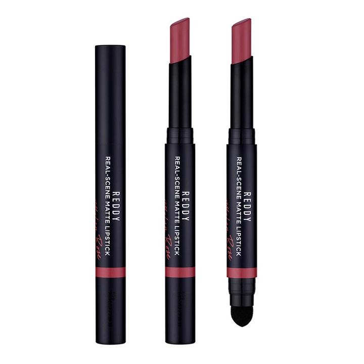 Reddy - Real Scene Matte Lipstick (#06 Melan Rose) 1.8g