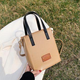Color Block Boxy Hand Bag