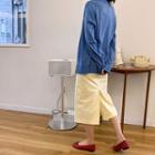 Slit-back Pastel-color H-line Skirt
