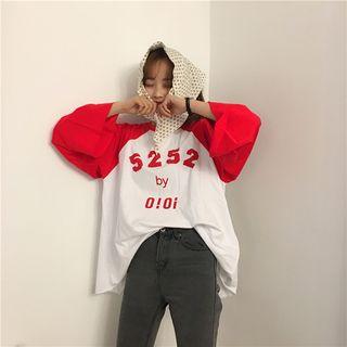 Number Raglan Long-sleeve T-shirt