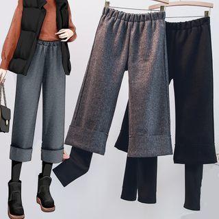 Insert Leggings Wide-leg Pants