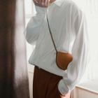 Long-sleeve White Over-sized Shirt