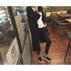 Open-front Maxi Jacket