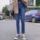 Mid Rise Tapered Jeans (various Designs)