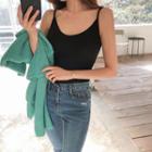 Ribbed Slim Camisole Top