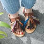 Tasseled Flat Sandals