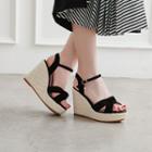 Faux Suede Tie Knot Sandals