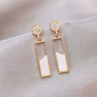 Dangle Earring 1 Pair - E2149 - Rectangle - One Size