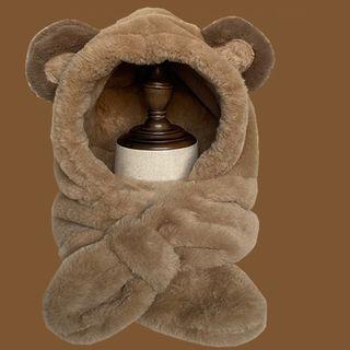 Bear Fluffy Trapper Hat