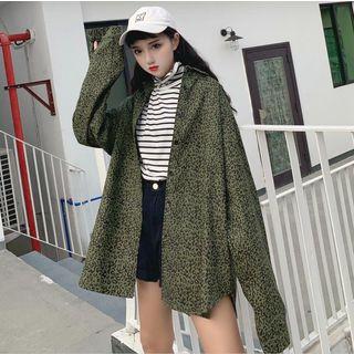 Long-sleeve Leopard Shirt