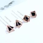 Alloy Triangle / Square Earring