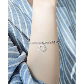 Rhinestone Ball-chain Bracelet