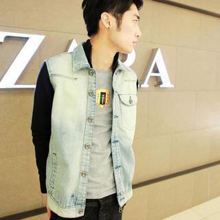 Panel Denim Jacket
