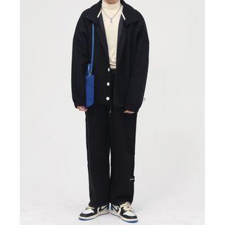 Single-breasted Jacket / Straight-leg Pants