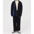 Single-breasted Jacket / Straight-leg Pants