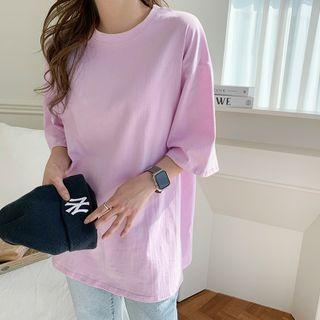 Pastel Tone Plain T-shirt