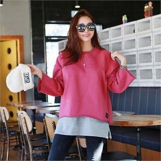 Boxy-fit Brushed-fleece Lined Sweatshirt