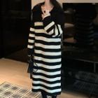 Striped Sweater / Midi Dress