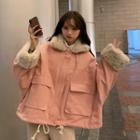 Fleece Cuff Zipped Jacket