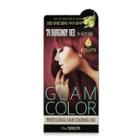 The Saem - Silk Hair Glam Color Cream (#7r Burgundy Red)