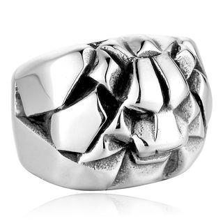 Stainless Steel Tiger Ring