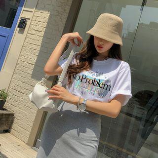 No Problem Letter T-shirt