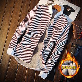 Striped Thickened Shirt