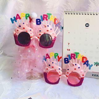 Birthday Party Sunglasses / Whistle / Set (various Designs)