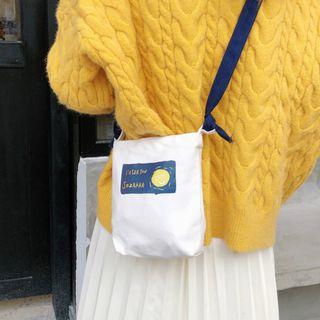 Canvas Mini Crossbody Tote Bag